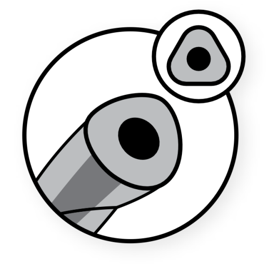 2-х компонентный материал, сечение витой треугольник