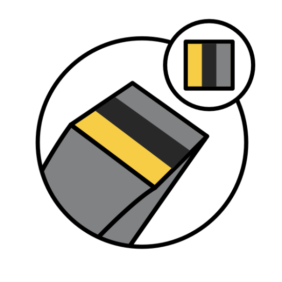 3-х компонентный материал, сечение витой квадрат