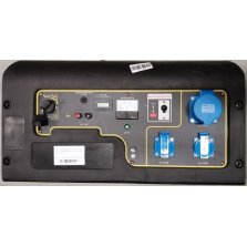 Панель  Генератора  GG7501E c 2019г,12 В,розетки 32А+2х16А, счетчик моточасов. Замена для арт. 2050112490016.