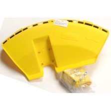 Кожух защитный для мотокос с прямой штангой бензопилы 26мм с пластиковым кронштейном