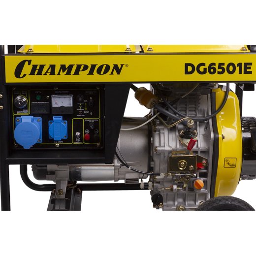 Изображение Генератор дизельный Champion DG6501E, 5 кВт