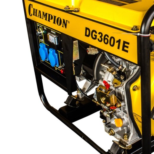 Изображение Генератор дизельный Champion DG3601E, 2.7 кВт