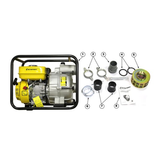 Изображение Бензиновая мотопомпа Champion GTP80
