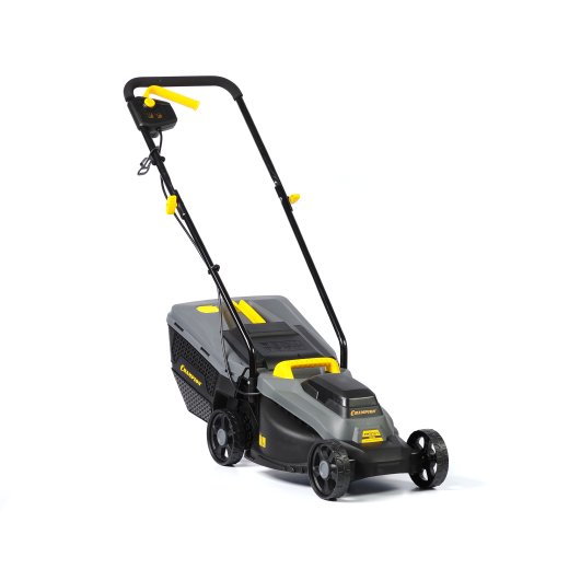 Изображение Газонокосилка эл. CHAMPION EM3212/1 (1,2 кВт пласт.травосб. 30л ширина 320мм 30-70мм, 7,1кг)