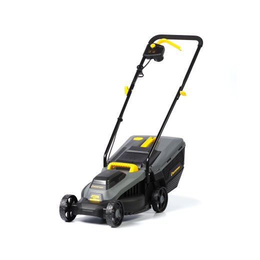 Изображение Газонокосилка эл. CHAMPION EM3212/1 (1,2 кВт пласт.травосб. 30л ширина 320мм 30-70мм, 7,1кг)