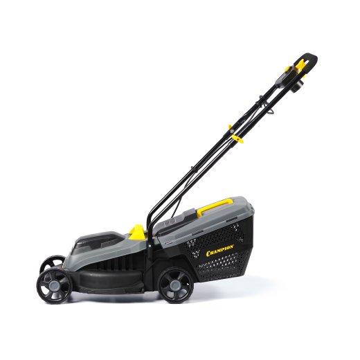 Изображение Газонокосилка эл. CHAMPION EM3212/1 (1,2 кВт пласт.травосб. 30л ширина 320мм 30-70мм, 7,1кг)