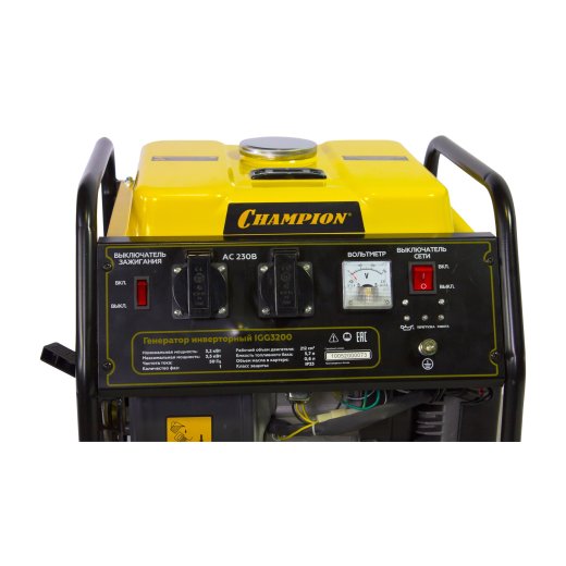 Изображение Генератор инверторный Champion IGG3200, 3,2 кВт