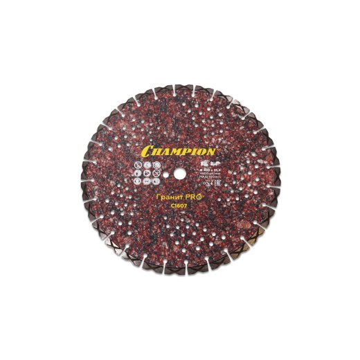 Диск алмазный CHAMPION гранит PRO Laser Granite, С1607