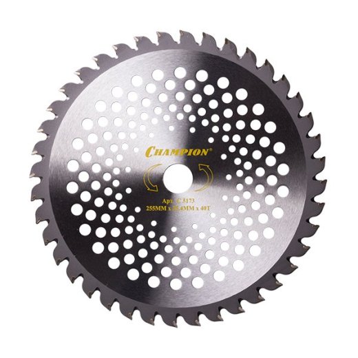 Нож триммерный с зубцами из твердого сплава  Speed 40/255/25,4 (SRM-330ES/SRM-350ES,4605)