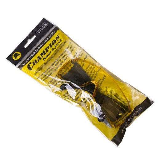 Изображение Очки защитные с дужками желтые, С1008