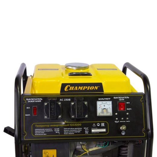 Изображение Генератор инверторный Champion IGG3200, 3,2 кВт