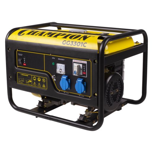 Изображение Генератор бензиновый Champion GG3301C, 2,8 кВт