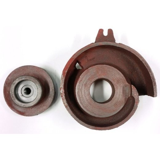 Крыльчатка помпы  мотопомпы GP26-II нового образца в сборе с корпусом крыльчатки См. арт. 02060050032