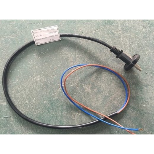 Кабель питания 2х0,75мм 47/78см клеммы лопатки для Триммера ET1203A, ET1204А