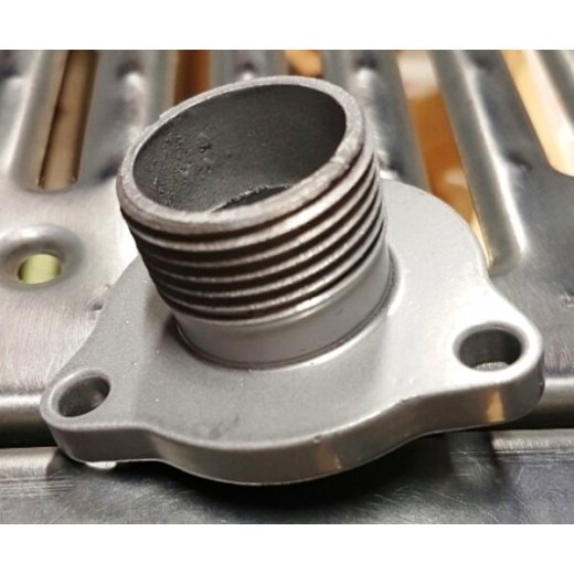 Фланец помпы  мотопомпы GP27-II входной c 2016г. (резьба дюймовая 1-11UNF)