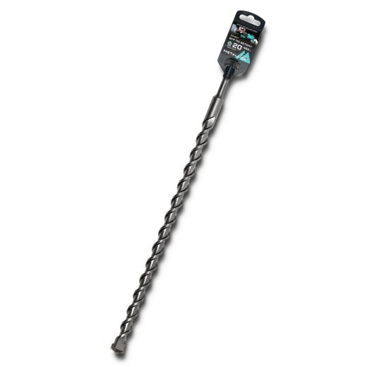 Бур по бетону SDS-plus METALLICA Optima 20 х460/400 мм, напайка с центром, 2 спирали