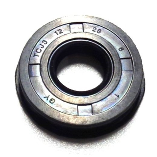 Сальник  бензопилы 12х28х6 с буртиком коленвала 120T,125Т правый, сторона сцепления. Замена для арт. 17120T011R.